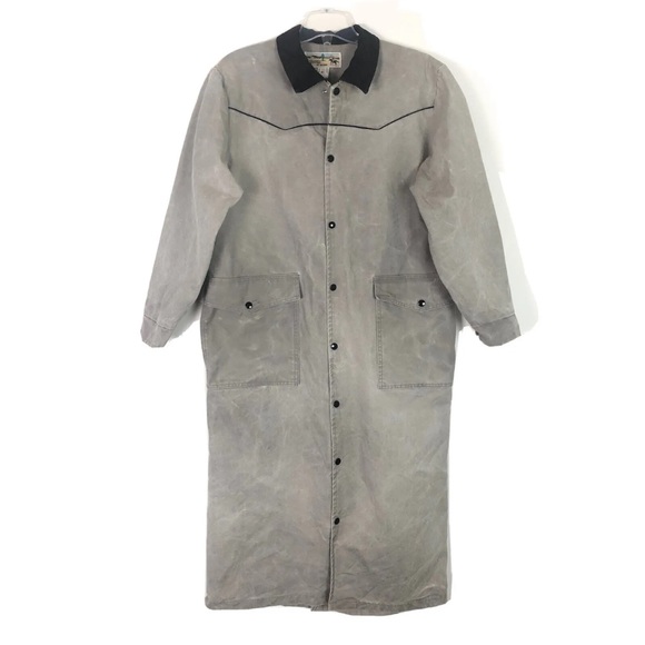 Saddlesmith Outfitters western vintage canvas snap duster jacket 
Size XS - Picture 1 of 7